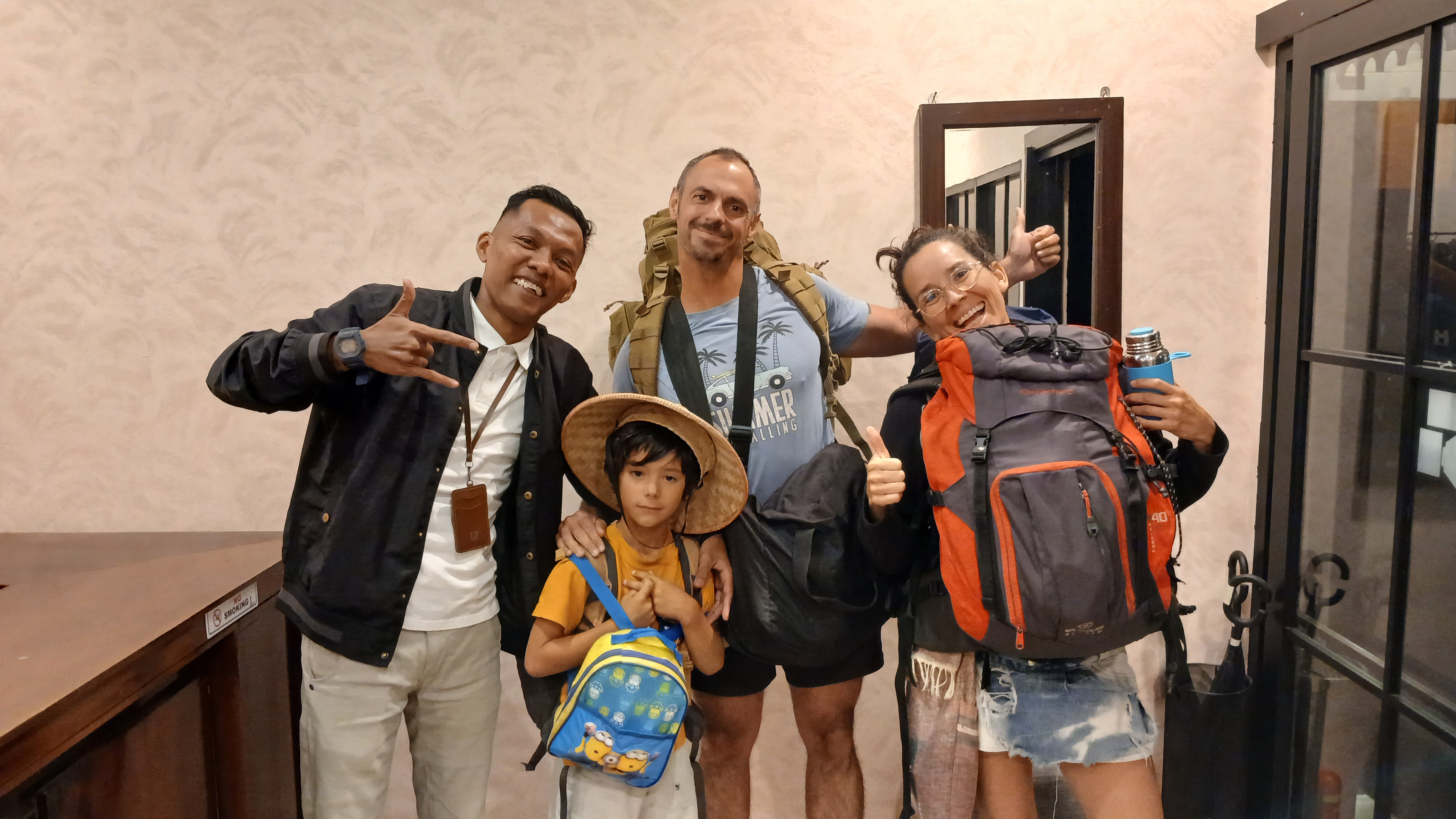 With Mr. Patrick's family Mrs. Sophie and their very cute and handsome son, Leon From France